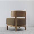 Modern Design Furniture Solid Wood Chair with Soft Fabric